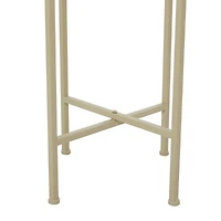 White Modern Planter, 13" x 13" x 42"