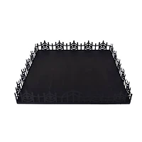 12" x 12" Black Square Decorative Tray by Ashland®