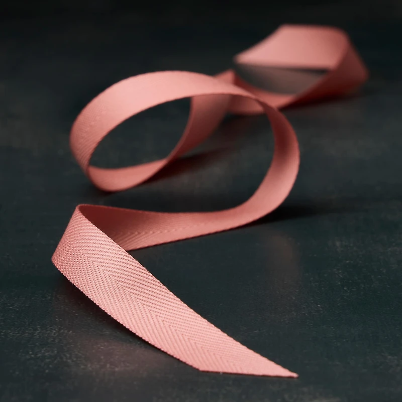 5/8"  x7yd. Peach Twill Ribbon by Celebrate It® Classic