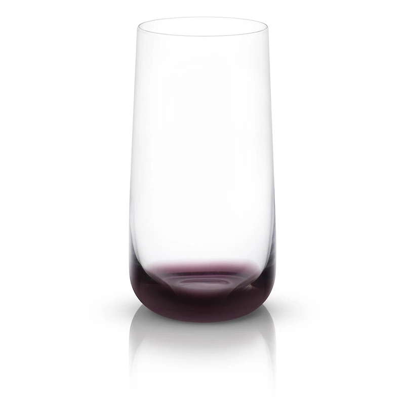 JoyJolt® 18.2oz. Black Swan Highball Glasses, 4ct.