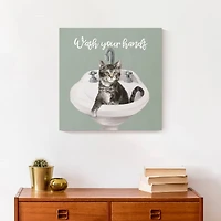 Wash Your Hands 16" x 16" Canvas Wall Art
