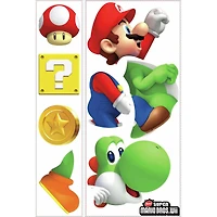 RoomMates Nintendo Yoshi & Mario Peel & Stick Giant Decal