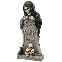 12" Tombstone & Skeleton Reaper