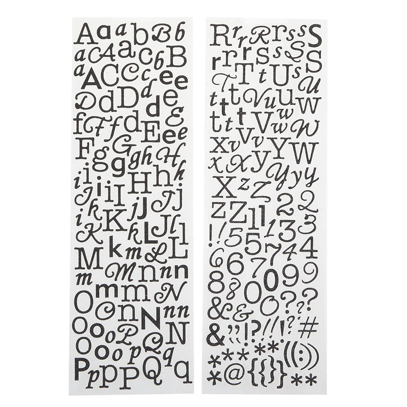 Glitter Alphabet Stickers by Recollections