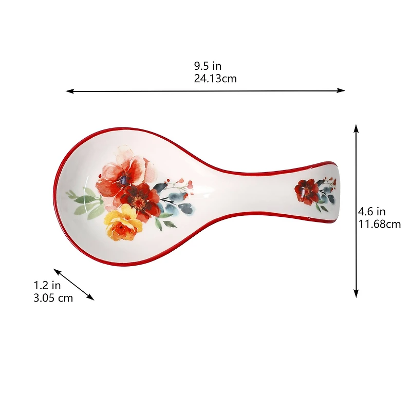 9.5" Fall Floral Spoon Rest by Ashland®