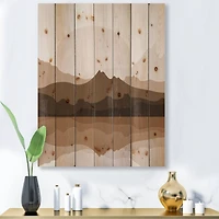 Designart - Minimalist Terracotta Landscape