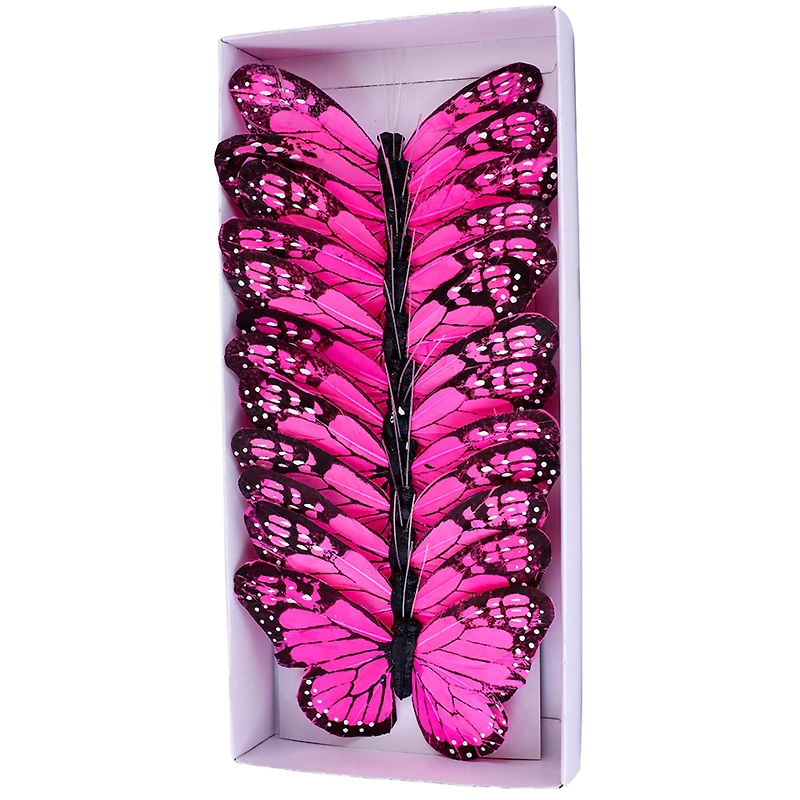 Reliant 5" Pink Butterflies, 12ct.