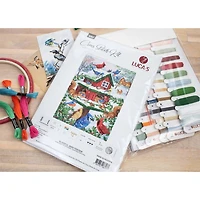 Luca-S Blissful Bird Feeder Counted Cross Stitch Kit