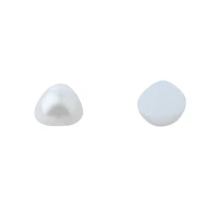 8mm White Plastic Flatback Pearl Teardrops, 300ct. by Bead Landing™