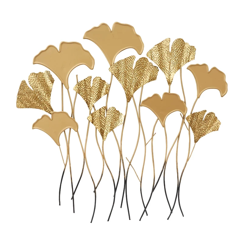 Gold Bohemian Nature Wall Decor, 35" x 1" x 35"