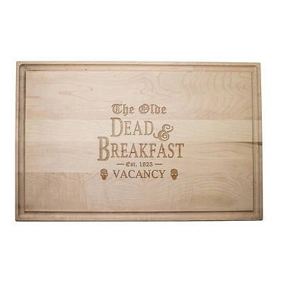 17" The Olde Dead & Breakfast Maple Cutting Board