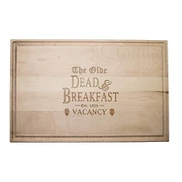17" The Olde Dead & Breakfast Maple Cutting Board