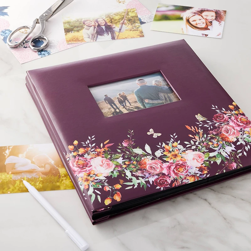 Purple Floral Photo Album by Recollections®