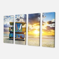 Designart - Miami South Beach Sunrise