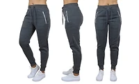 Galaxy by Harvic Women's Relaxed Fit Fleece-Lined Jogger Sweatpants