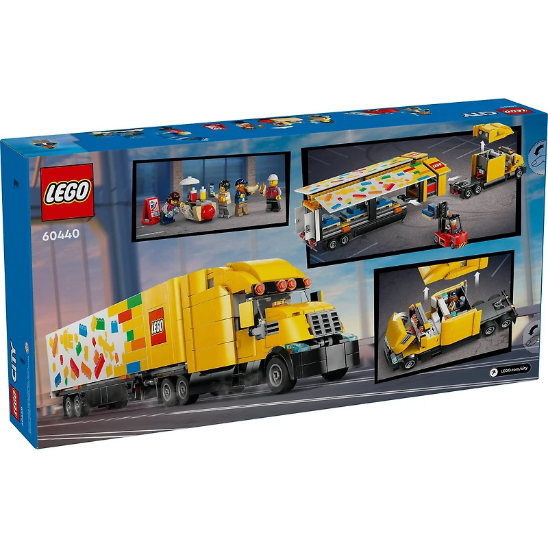 LEGO® City Yellow Delivery Truck Toy 60440