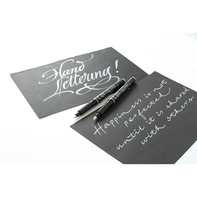 Manuscript CalliCreative White Italic Calligraphy Marker Set