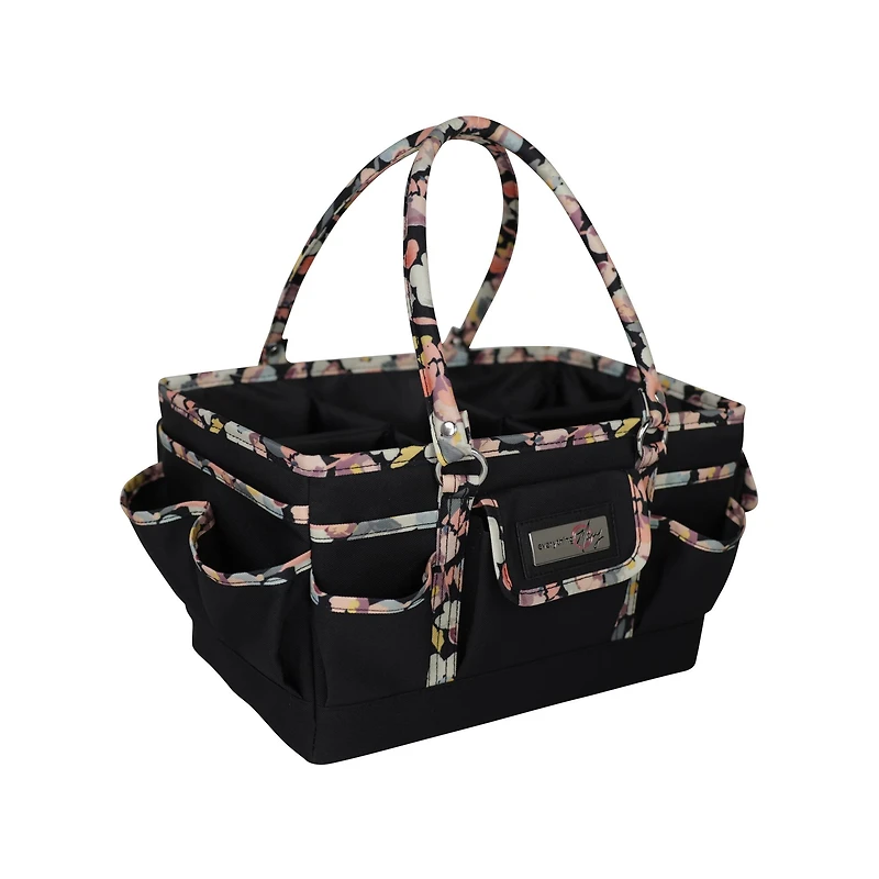 Everything Mary Black Floral Deluxe Store & Tote