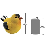 Design Toscano 8" Goldfinch Burly Bird Statue