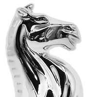 5.5" Silver Knight Ceramic Tabletop Chess Piece by Ashland®