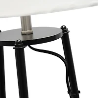 Simple Designs 62.5" Tripod 3 Tier Floor Lamp