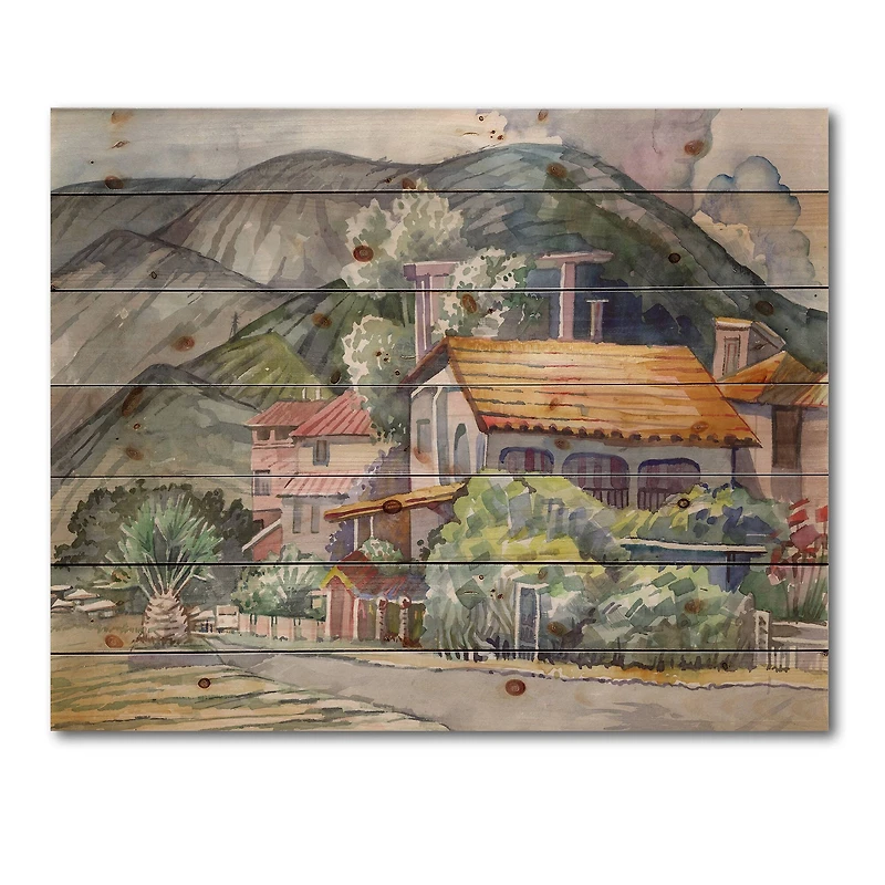 Designart - Greek Landscape Off The Coast Of The Aegean Sea