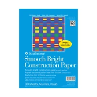 Strathmore® 100 Series Smooth Bright Construction Paper Pad