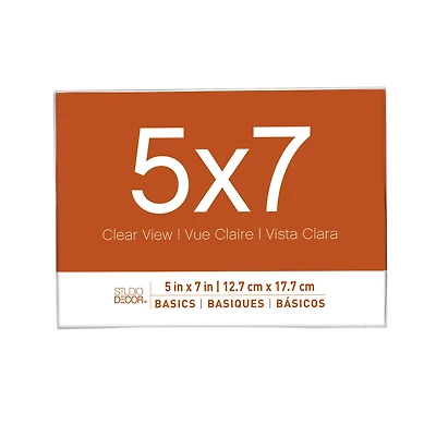 24 Pack: Acrylic Horizontal Bent 5" x 7" Frame, Basics by Studio Décor®