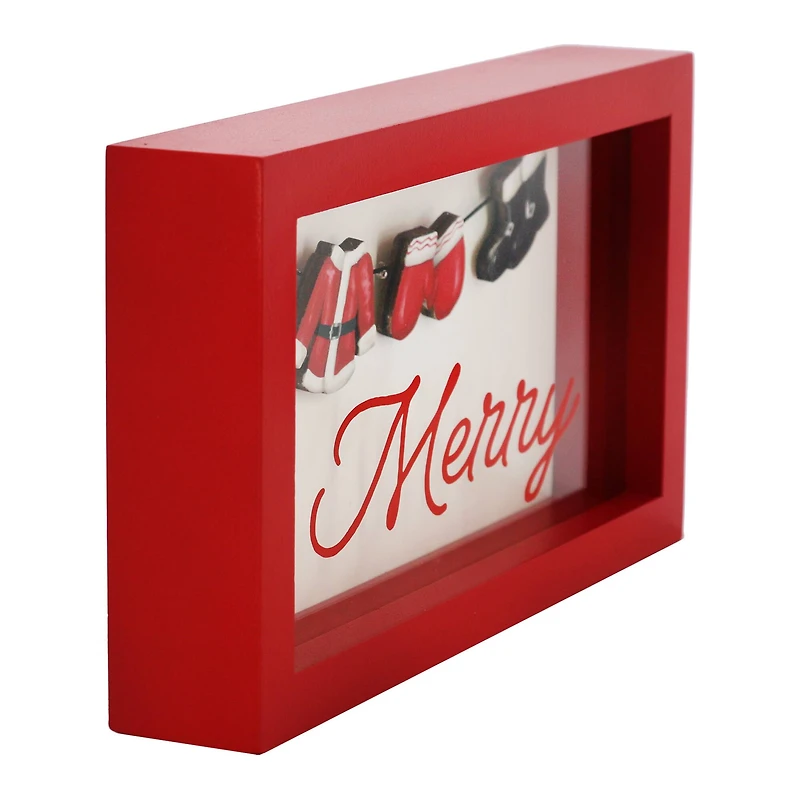 9" Red & White Santa's Clothes Tabletop Décor by Ashland®