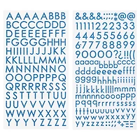 12 Pack: Glitter Block Alphabet Stickers by Recollections