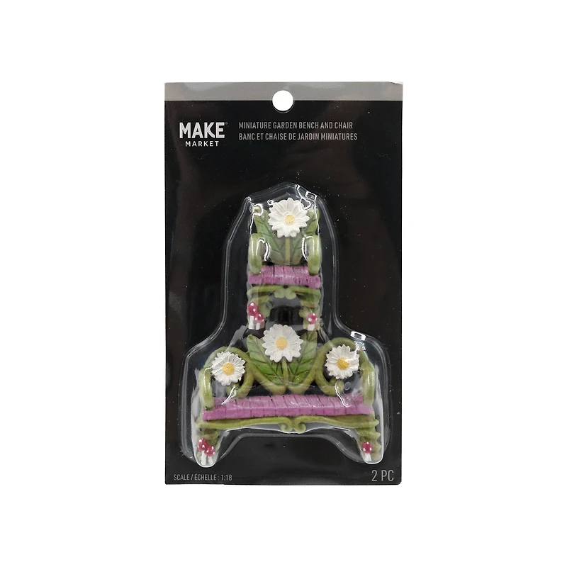 Mini Garden Bench & Chair by Make Market®