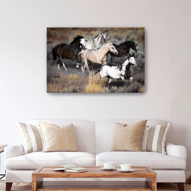 High Prairie Run Canvas Giclee