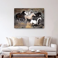 High Prairie Run Canvas Giclee