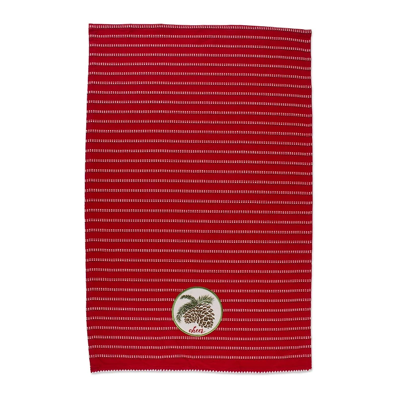 DII® Assorted Noel Embellished Dishtowel Set