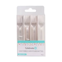 Clear Mini Forks, 24ct. by Celebrate It™