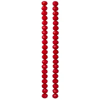 12 Packs: 40 ct. (480 total) Red Faceted Glass Rondelle Beads, 8mm by Bead Landing™