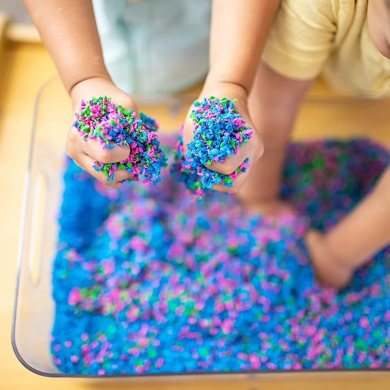 Educational Insights Black, Red, Blue 'n Orange Pluffle Playfoam Set