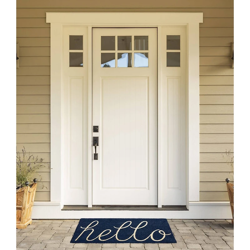 DII® Navy Hello Doormat