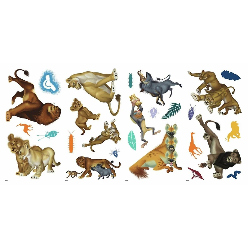 RoomMates The Lion King Character Peel & Stick Wall Decals