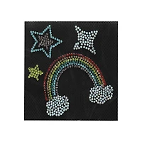 Rhinestone Rainbow Iron On Patch Set by Make Market®