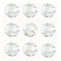 12 Packs: 9 ct. (108 total) Clear Round Rhinestone Stickers by Recollections™