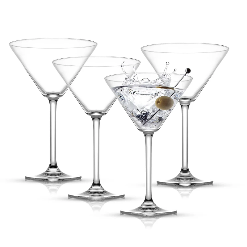 JoyJolt® Olivia Premium Crystal Martini Glasses, 4ct.