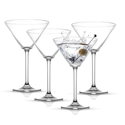 JoyJolt® Olivia Premium Crystal Martini Glasses, 4ct.