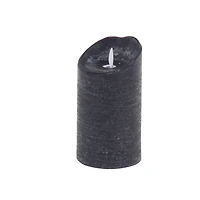 Black Traditional Wax Flameless Candle, 3ct.
