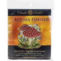 Mill Hill® Red Cap Mushroom Counted Cross Stitch Kit