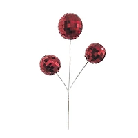 10" Red Disco Ball Trio Pick by Ashland®