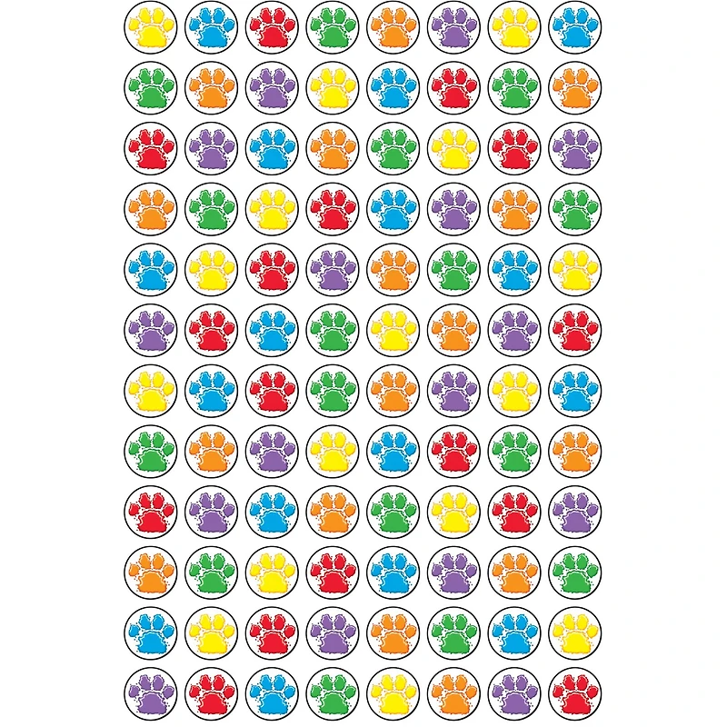 Trend Enterprises® Paw Prints superSpots® Stickers, 800ct.