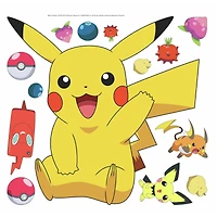 RoomMates Pikachu Peel & Stick Giant Wall Decal