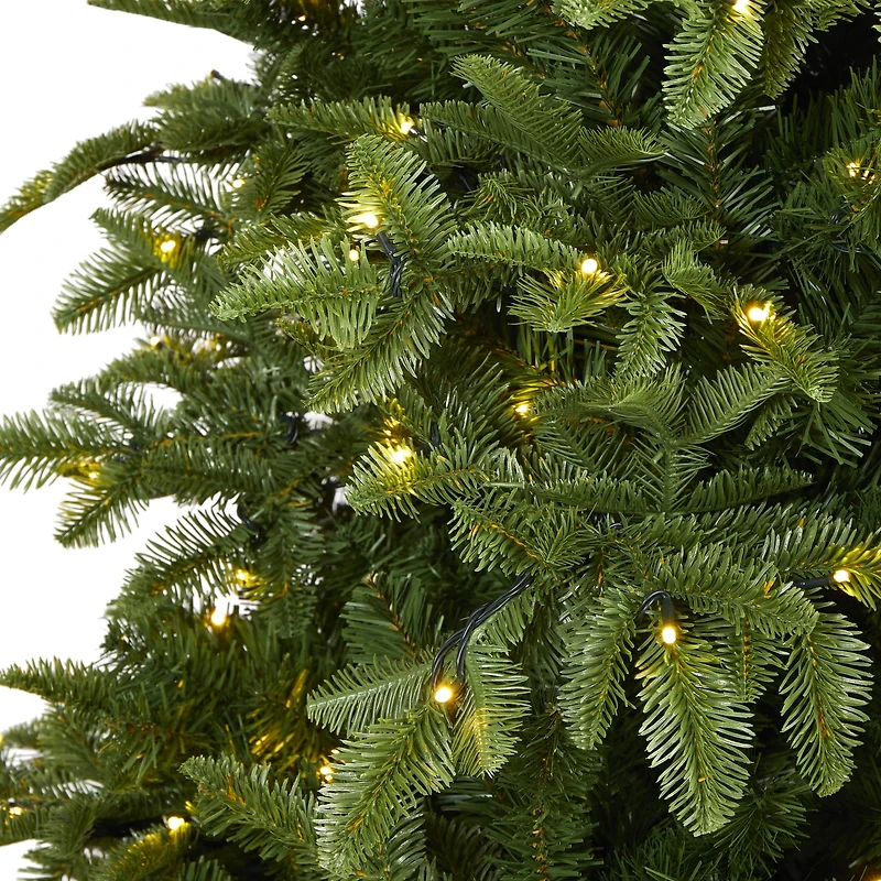 7.5ft. Pre-Lit Wyoming Fir Artificial Christmas Tree with Clear LED Lights