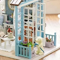Wizardi Miniature Roombox Summer Terrace Dollhouse Kit